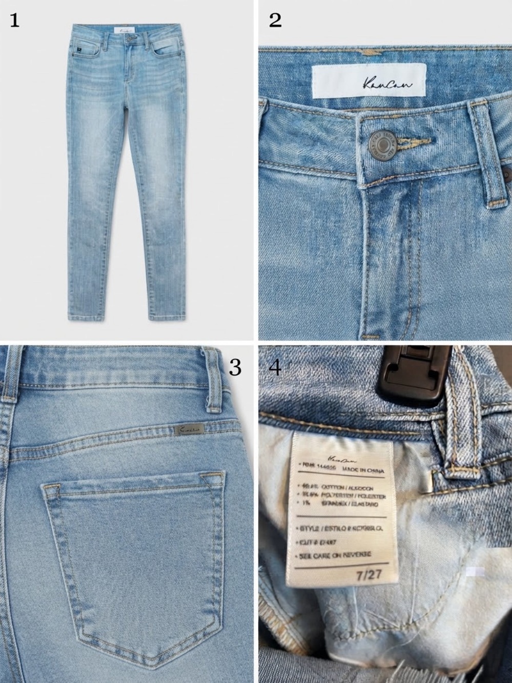 KanCan Light Blue Women's Skinny Jeans